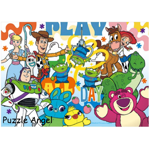 Toy story 4玩具總動員拼圖108片, size:18.2x25.7cm