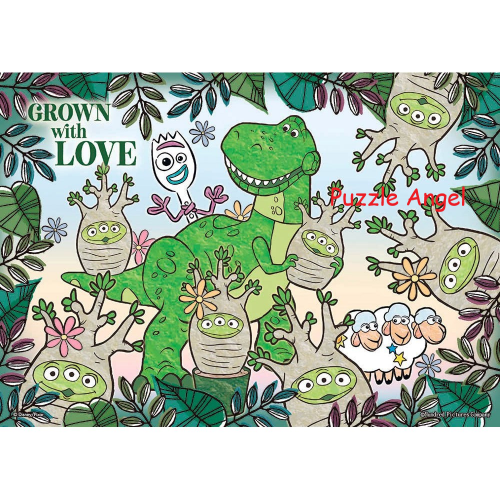 Toy story 抱抱龍 綠意盎然 108 塊砌圖, size:18.2x25.7cm