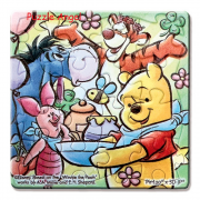 Winnie The Pooh小熊維尼(1)拼圖磁鐵16片, 尺寸:5.5x5.5cm(方形) 