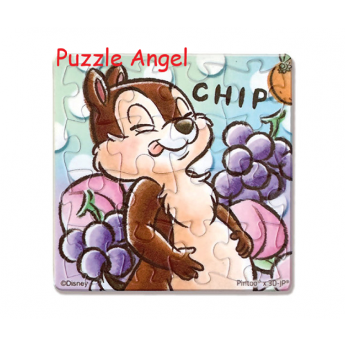Chip an' Dale奇奇蒂蒂(1)拼圖磁鐵16片, 尺寸:5.5x5.5cm(方形)