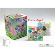 Disney Pixar Fluffy【甜夢系列】棉花糖拼圖磁鐵16片-透明(方), 尺寸:5.5x5.5cm(方形)   