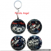 Toy story 4 玩具總動員立體球型拼圖鑰匙圈24片, 直徑:3.98cm