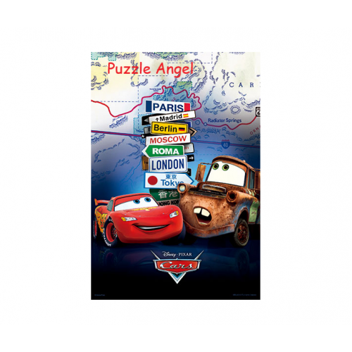 Cars汽車總動員典藏海報系列拼圖300塊, size:26x38cm