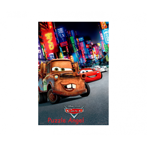 Cars汽車總動員典藏海報系列拼圖300塊, size:26x38cm