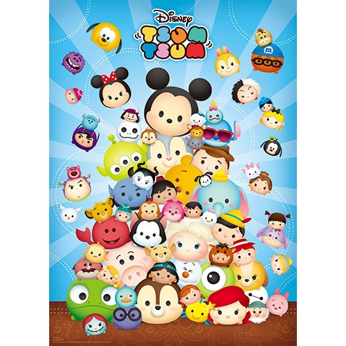 Disney Tsum Tsum 疊疊樂拼圖520塊,  size:38x53cm