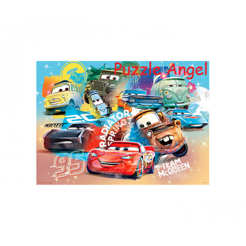 Cars汽車總動員(5)拼圖520塊,  size:38x53cm