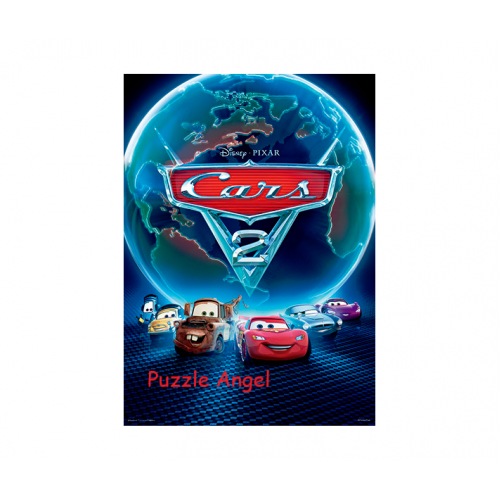 Cars【典藏海報系列】汽車總動員拼圖520塊,  size:38x53cm