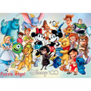 Disney 【迪士尼百年慶典】經典插畫拼圖520塊,  size:38x53cm