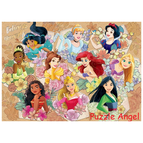 Disney Princess公主拼圖520塊,  size:38x53cm