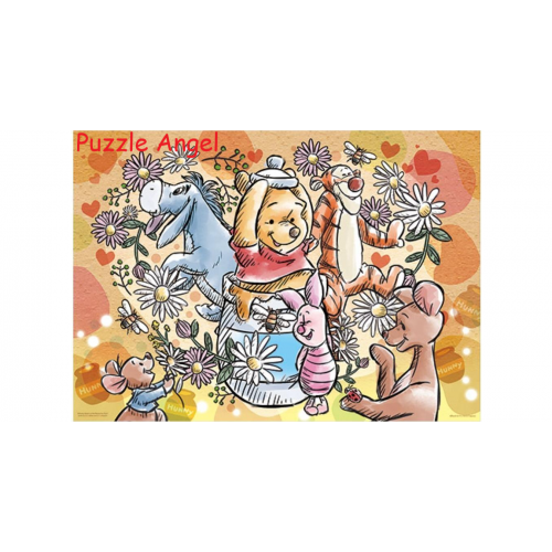 Winnie The Pooh小熊維尼(9)拼圖520塊,  size:38x53cm