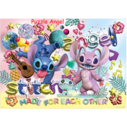 Stitch炫彩氣球拼圖520塊,  size:38x53cm