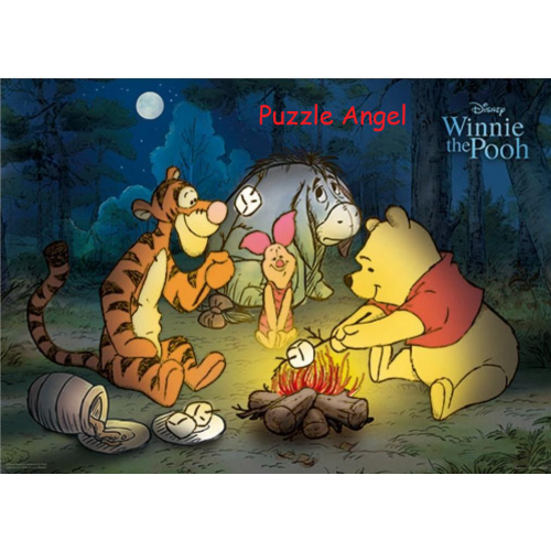 Winnie The Pooh小熊維尼拼圖520塊,  size:38x53cm