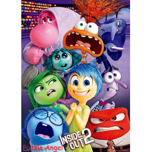 Inside out 2 腦筋急轉彎2(1) 拼圖520塊,  size:38x53cm