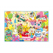 寶可夢派對快樂！ （棋盤拼圖）80 塊, 成品尺寸 26×37.5cm