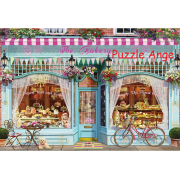Garry Walton 小巷蛋糕店 迷你1000片拼圖, 世界極小, size:26x38cm