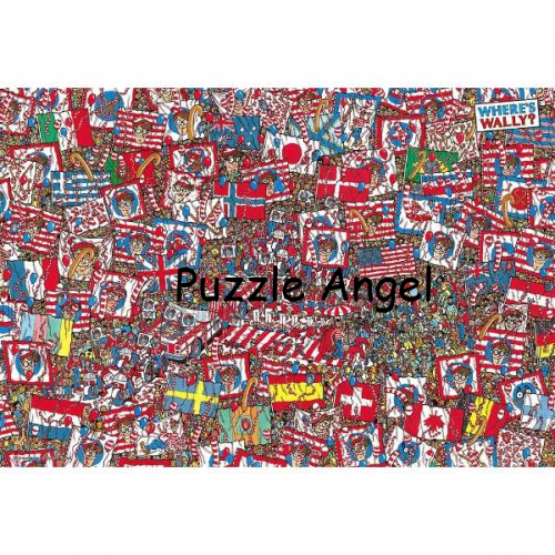 WHERE'S WALLY? 威利在哪裡? 迷你1000片拼圖, 世界極小, size:26x38cm