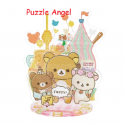 Rilakkuma 搞笑遊樂園 62 件砌圖, size:11.7x7.5cm