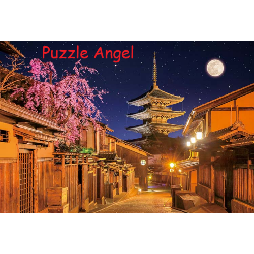 風景-月夜的八坂塔1000塊砌圖, size:49x72cm