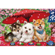 花朵團子(原井加代美)1000塊砌圖, size:49×72cm 花朵團子(原井加代美)1000塊砌圖, size:49×72cm