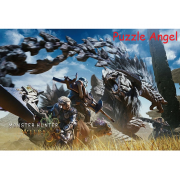 魔物獵人荒野（魔物獵人）1000塊砌圖, size:49x72cm