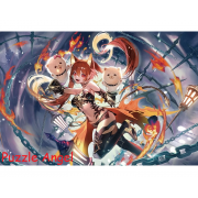 無拘無束的地獄火焰三頭犬（暗影宇宙）（Shadowverse）1000塊拼圖, size:49x72cm