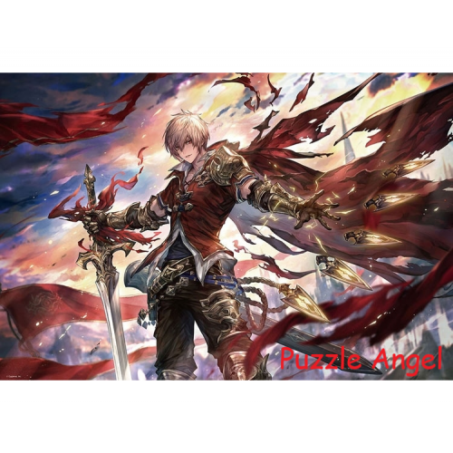 Levion的雷霆艾伯特（Shadowverse）1000塊拼圖, size:49x72cm