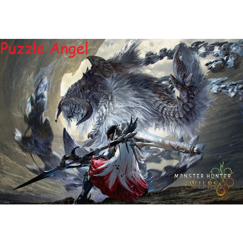 魔物獵人荒野阿什維爾德（魔物獵人）1000塊砌圖, size:49x72cm