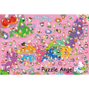 Kitty Japan 地圖 EX（Sanrio）1000塊砌圖, size:49x72cm
