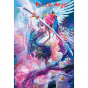 鳳凰~璀璨之刃之舞~（萬葉深泉）1000 塊, 迷你版砌圖 , size:26x38cm