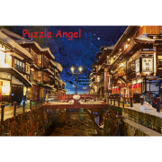 雪降銀山溫泉300 塊拼圖, size:26x38cm