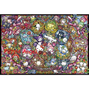 Sanrio 角色彩繪玻璃（Sanrio）300塊砌圖, size:26x38cm