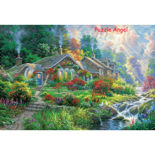 Sweet Home（Abraham Hunter）1000塊油畫面砌圖,  size:49x72cm