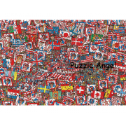 WHERE'S WALLY? 威利在哪裡? 盛大的派對1000片拼圖, size:49x72cm  