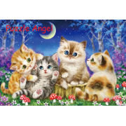 月光之夜來玩（原井加代美）300塊砌圖, size：26×38cm