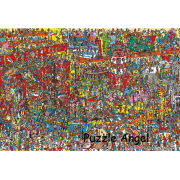 WHERE'S WALLY? 迷你500片拼圖, size:26x38cm