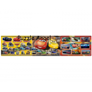 汽車總動員 3 （3合1砌圖） 8+12+16塊, size:16.5×74cm（3件連接時）