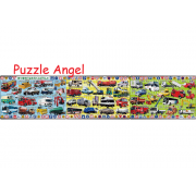 車（3合1砌圖） 10+15+20塊, size:16.5×74cm（3件連接時）