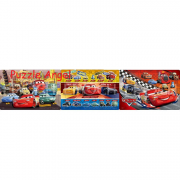 Cars（3合1砌圖） 10+15+20塊, size:16.5×74cm（3件連接時）