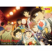 歡樂時刻（偵探柯南）150塊迷你膠質砌圖, 盒內已含日本座枱砌圖框, size:7.6x10.2cm