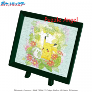 皮卡丘和蛋（神奇寶貝）150塊迷你膠質砌圖, 盒內已含日本座枱砌圖框, size:7.6x10.2cm