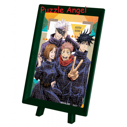 咒術迴戰150塊迷你膠質砌圖, 盒內已含日本座枱砌圖框, size:7.6x10.2cm