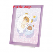 Umiri Lira Kibun （Rilakkuma)150塊迷你透明膠質砌圖, 盒內已含日本座枱砌圖框, size:7.6x10.2cm