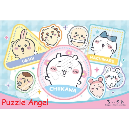 乙溝塊 + 拼圖「Patch Nachiikawa」（千川）（Chiikawa） 70 塊拼圖, size:26X38cm