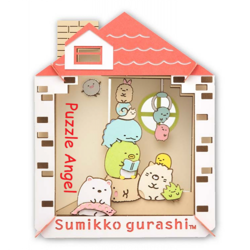 立體紙砌圖- Sumikko Gurashi, size:高10×寬8×深4.2cm