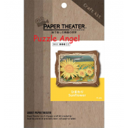 立體紙砌圖-向日葵, size:高8×寬10×深4.2cm