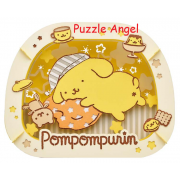 立體紙砌圖-Nemunemu 布丁（三麗鷗角色）, size:高8×寬10×深4.2cm