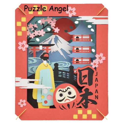 立體紙砌圖-日本, size:高10×寬8×深4.2cm