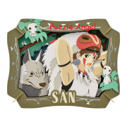 立體紙砌圖-幽靈公主, size:高8×寬10×深4.2cm