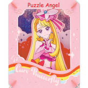 立體紙砌圖-治癒蝴蝶（傳播天空！ 光之美少女）光之美少女 , size:高10×寬8×深4.2cm