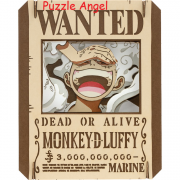 立體紙砌圖-One Piece 猴子 D. 路飛, size:W8xH100xD4.2cm　